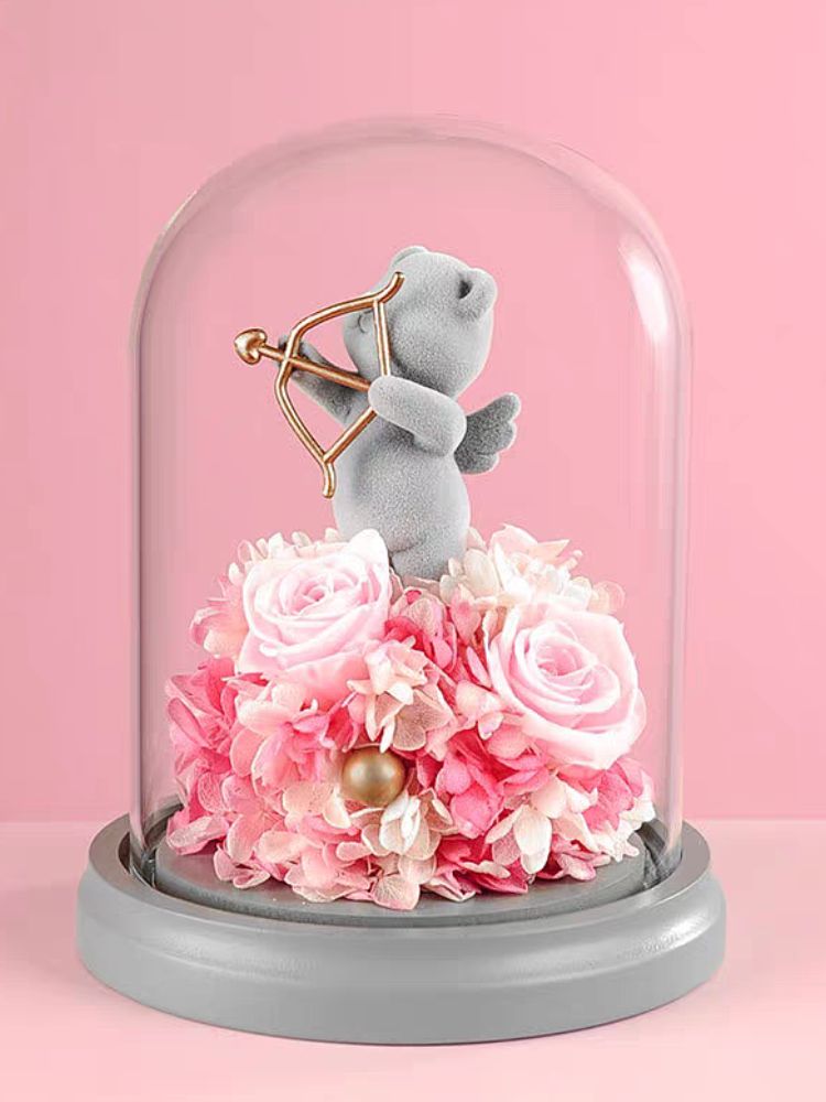 Cupid Bear_Preserved Flowers Delivery KL