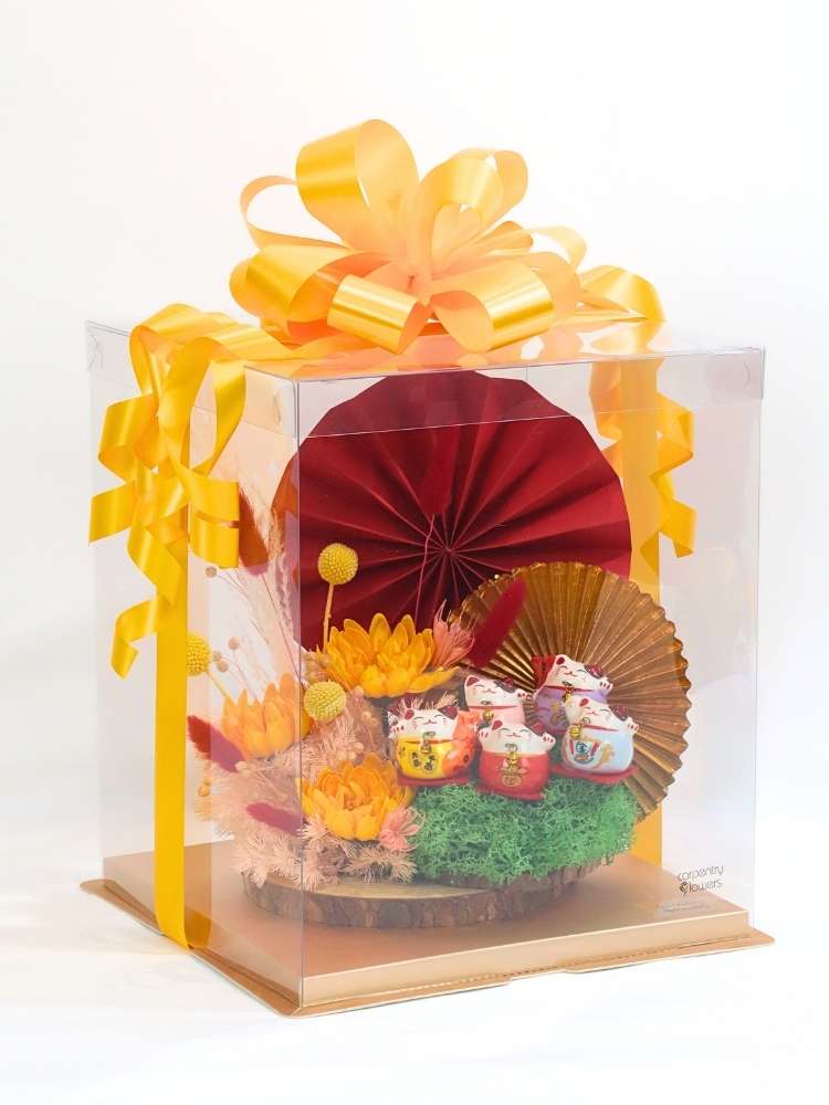 Fortune Harmony 福运和谐 - Fortune Cat Flowers delivery Kuala Lumpur & Selangor