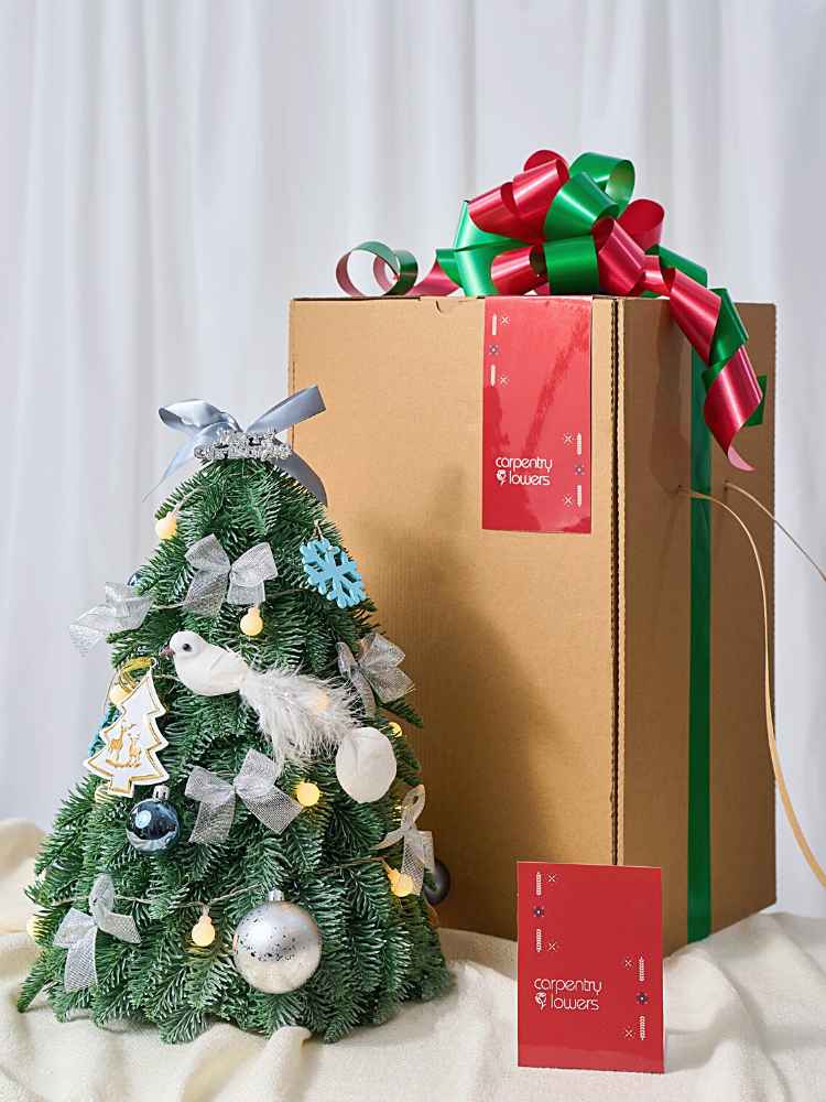 Frosty Fir Fantasy Christmas Tree in Blue delivery Malaysia