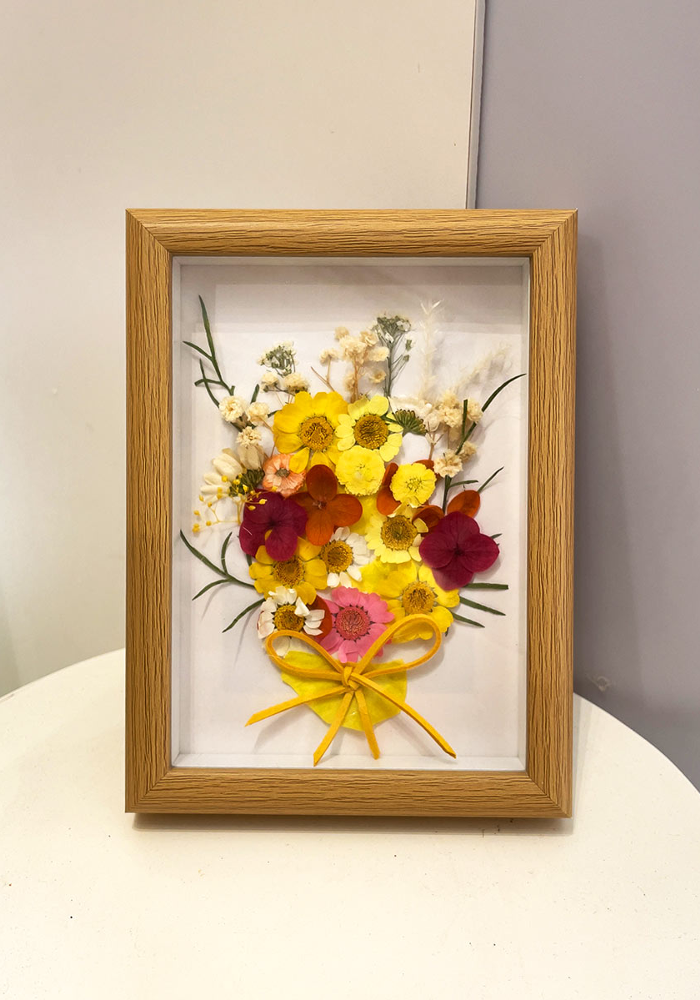 Petal Collage - Preserve Flower Frame