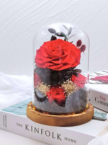 Rose of My Heart_Preserved Flower Jar Delivery Malaysia