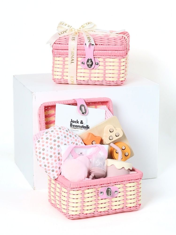 Welcome To The World Baby Girl Gift  Set delivery Malaysia