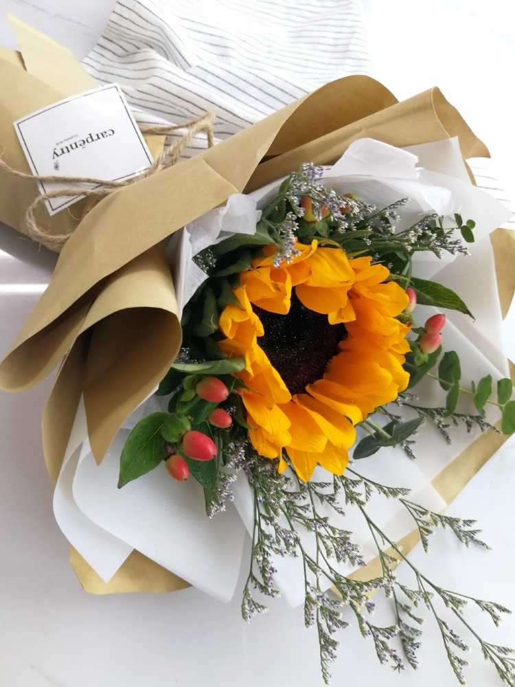 Hello My Sunshine Sunflower Bouquet
