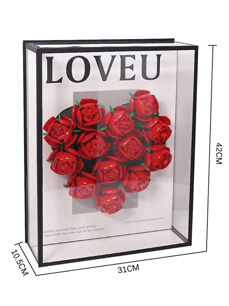 Carpentry Flowers_Lego Bricks Roses