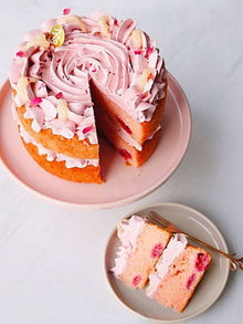  Raspberry Lychee Cake