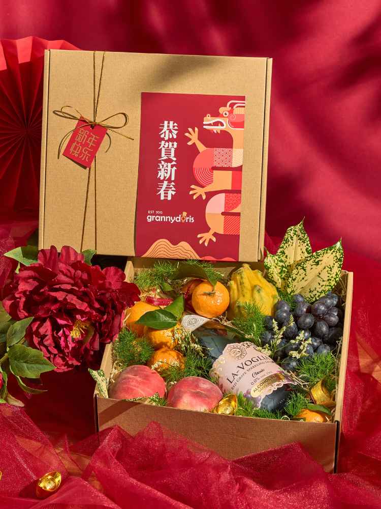 Blooming Spring CNY Fruit Box 吉星高照 Delivery Kuala Lumpur & Selangor