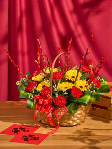  Bloom of Fortune 花開富貴_CNY Flower Basket Delivery Kuala Lumpur & Selangor