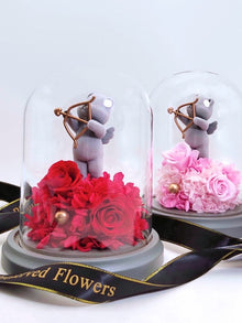  Cupid Bear_Preserved Flowers Delivery KL