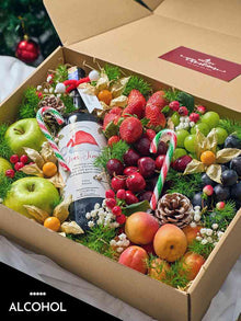  Customize Wine & Fruit Gift Box_Xmas Edition
