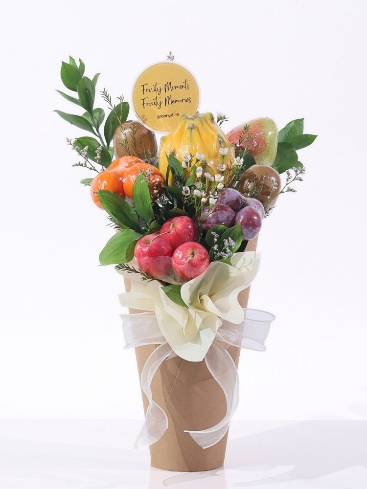 Get Well Soon Fruit Basket & Flower Gift Delivery - Granny Doris
