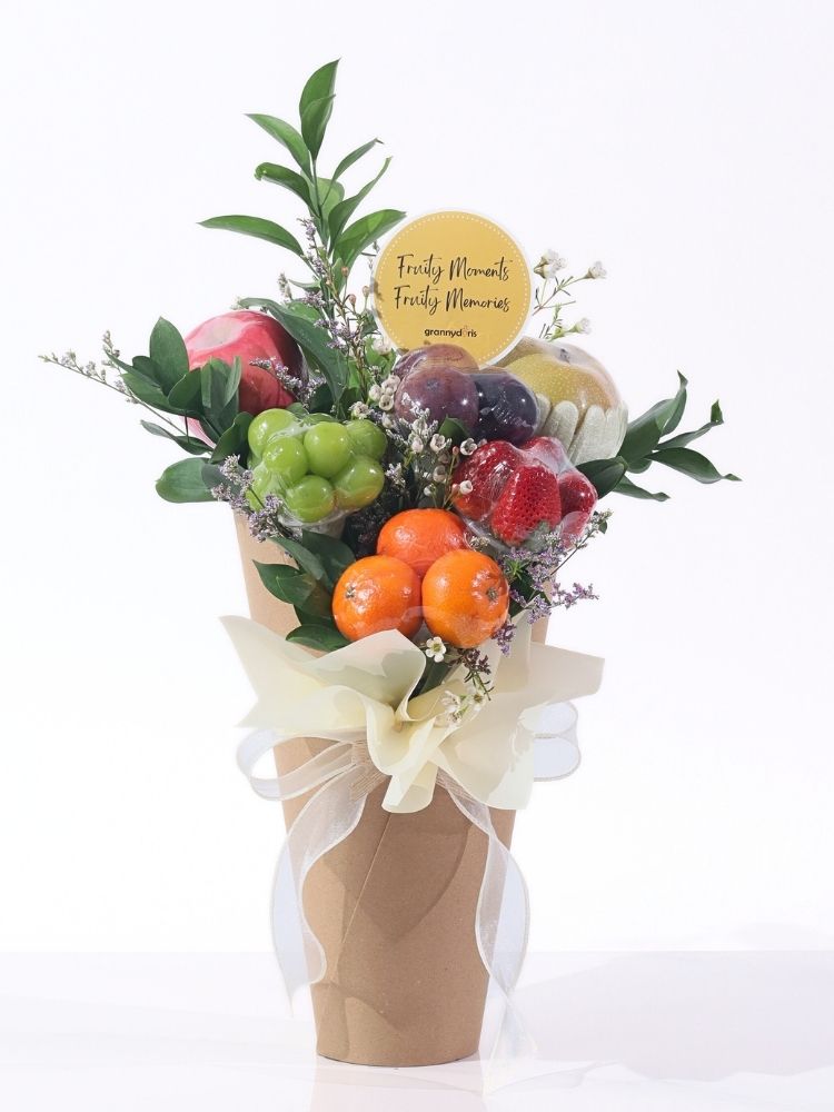 Get Well Soon Fruit Basket & Flower Gift Delivery - Granny Doris