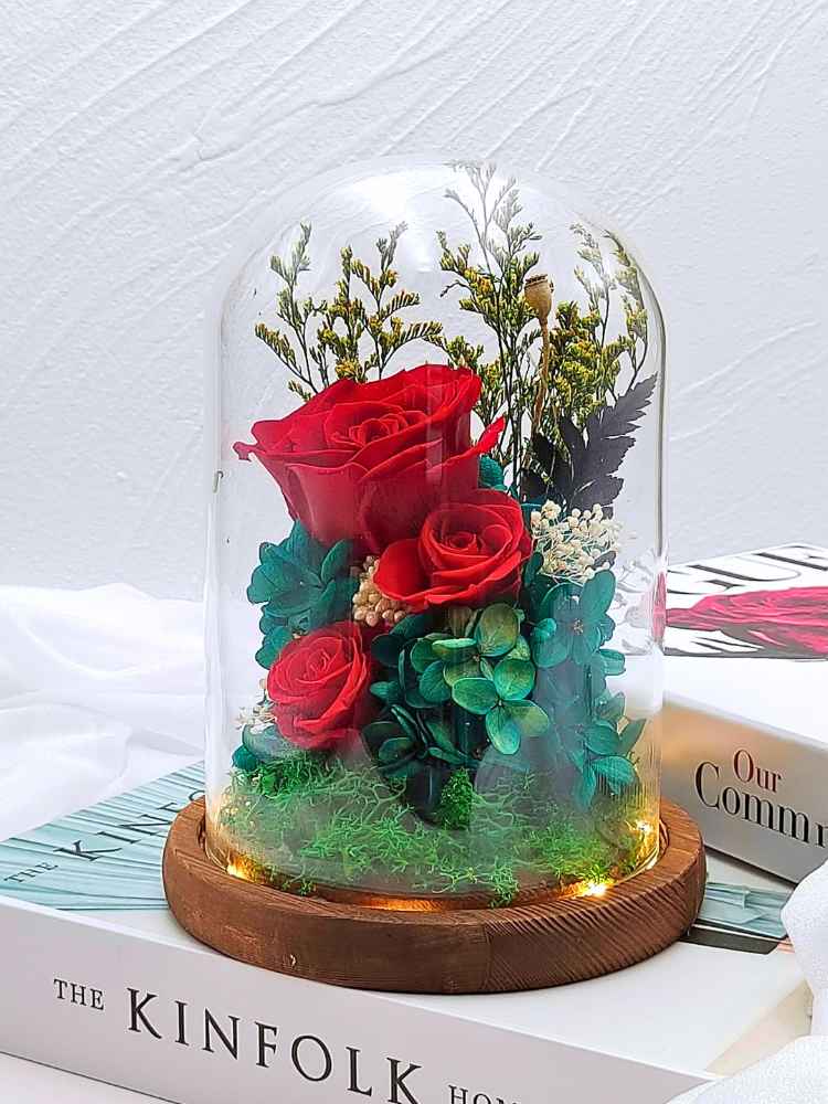 La Vie en Rose_Preserved Flower Jar Delivery KL