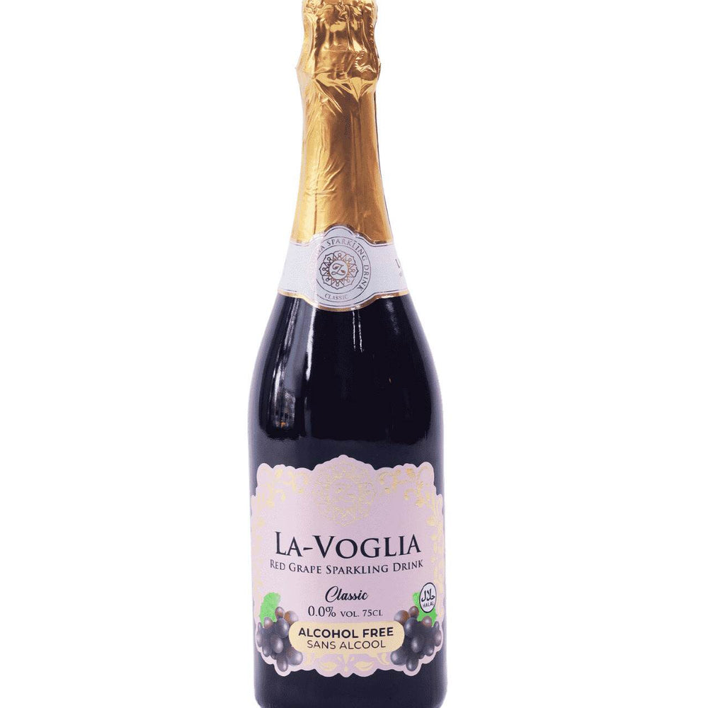 LA-Voglia Sparkling Juice - Red Grape 750mL (HALAL)