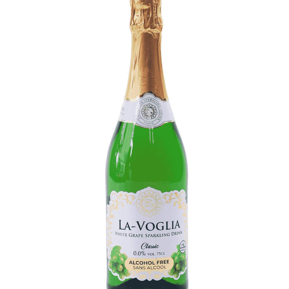 LA-Voglia Sparkling Juice - Green Grape 750mL (HALAL)