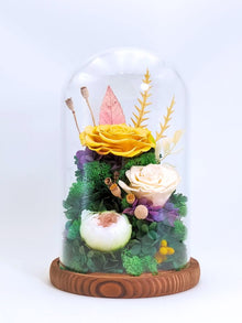  Love and Joy_Preserved Flower Jar Delivery Malaysia
