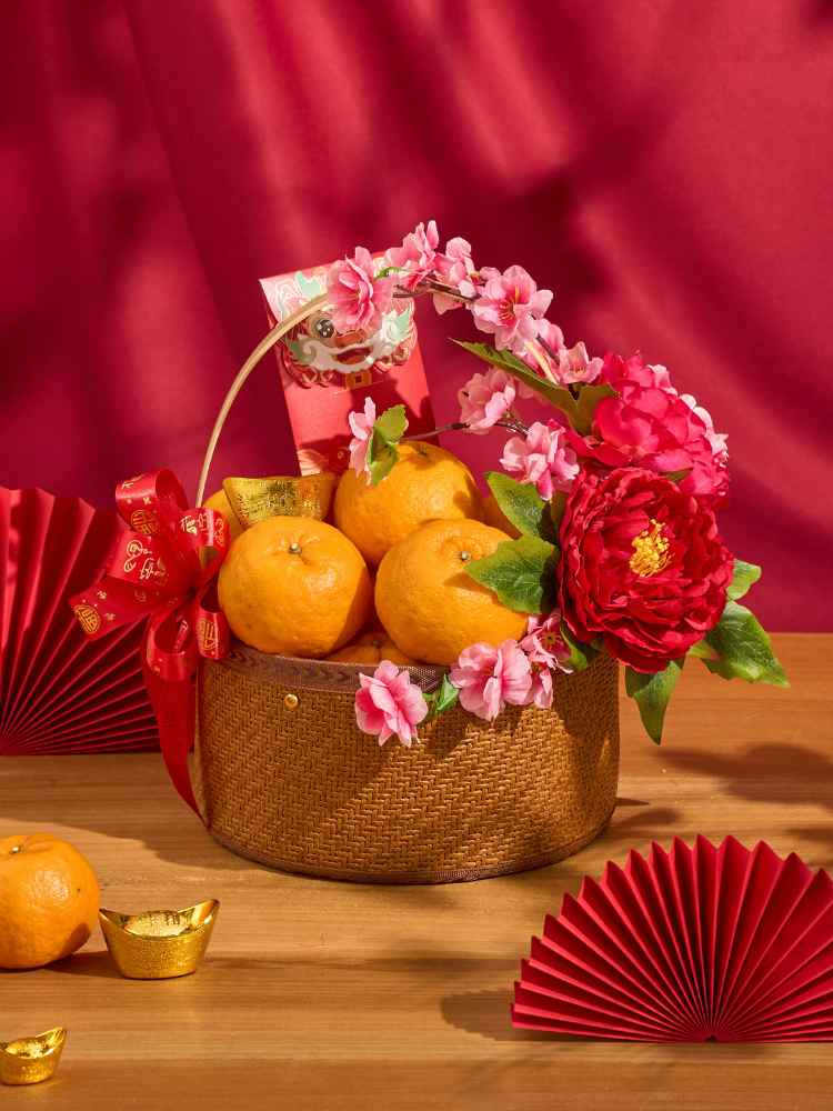 Lunar Bliss 新春大吉 Mandarin Orange Basket Delivery Malaysia