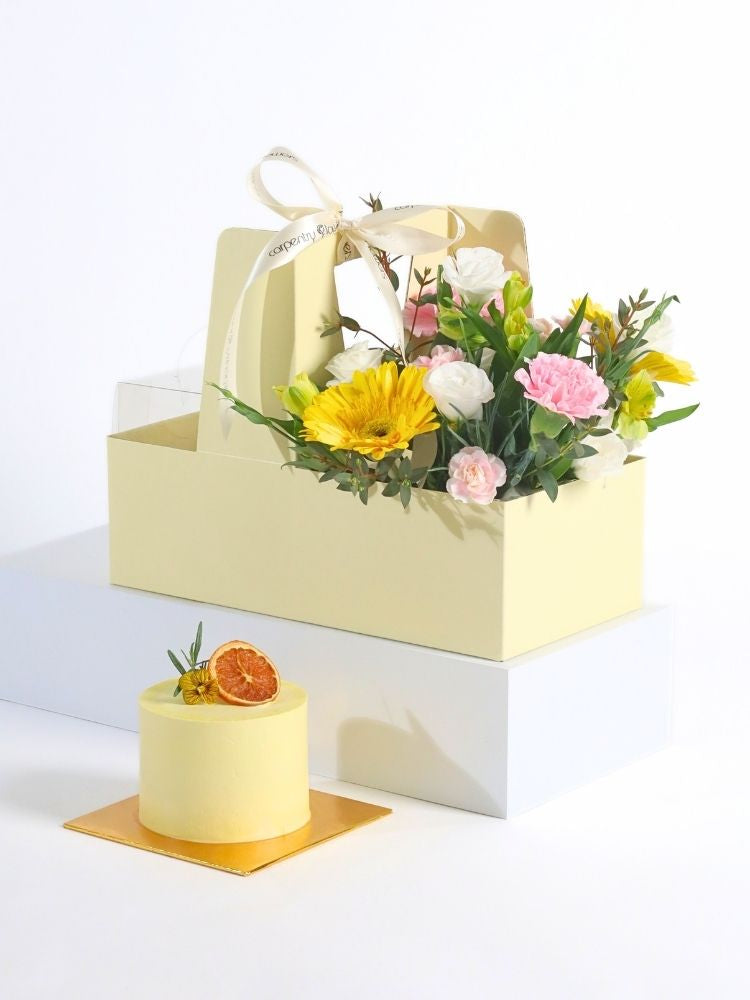 Petals & Butter Mother's Day Cake & Flower Gift Box delivery KL & Selangor