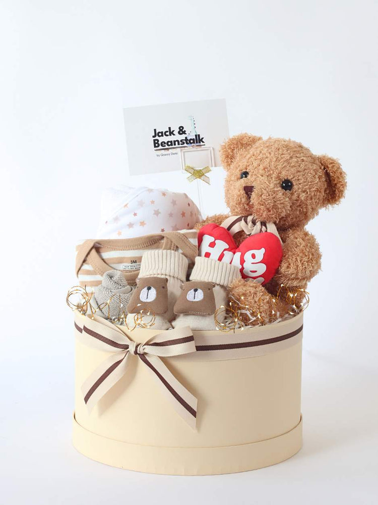 
                      
                        Teddy Hug Baby Gift
                      
                    