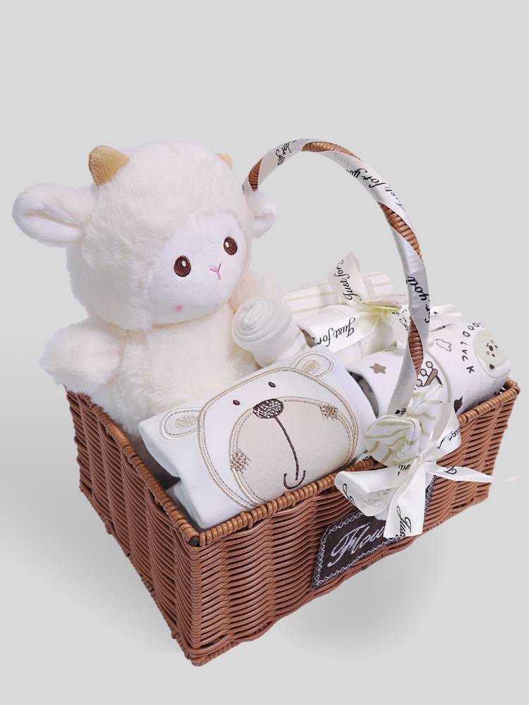 The Little Sheep Baby Gift Basket