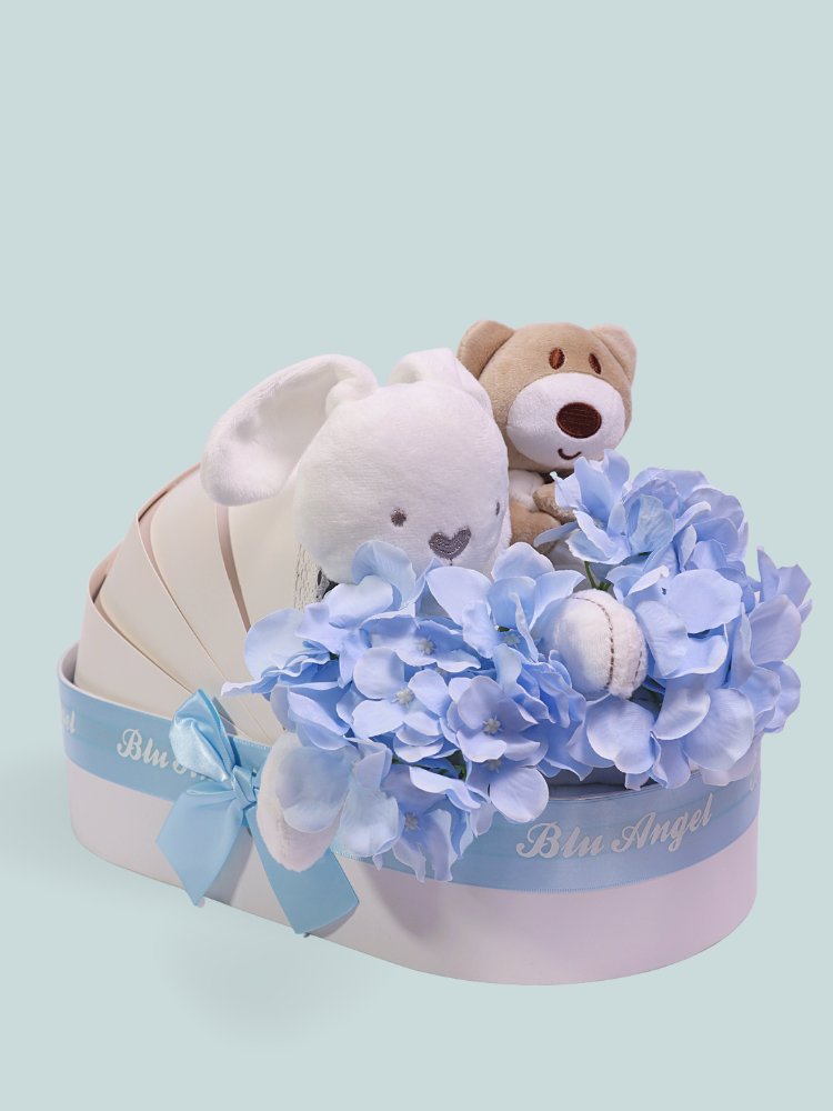 The Reveal Cradle Baby Boy Hamper