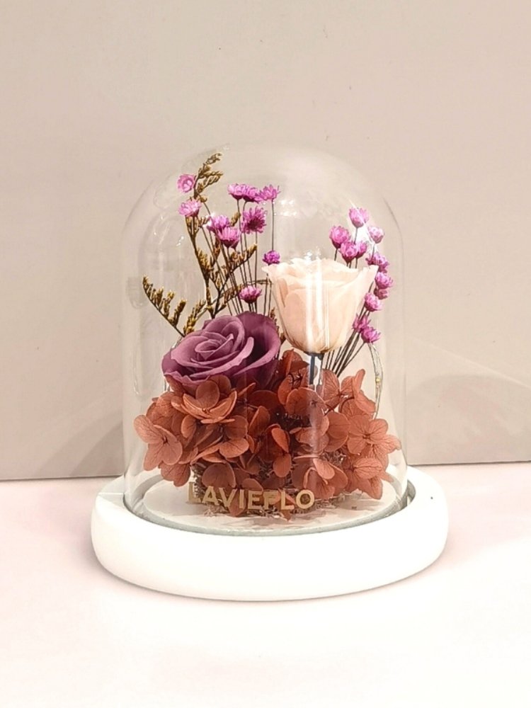 Thoughtful-Preserved Flower Jar delivery Malaysia