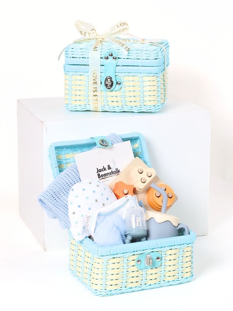 Welcome To The World Baby Boy Gift  Set delivery Malaysia