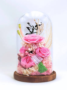  Whispers of Affection_Preserved Flower Jar Delivery Malaysia