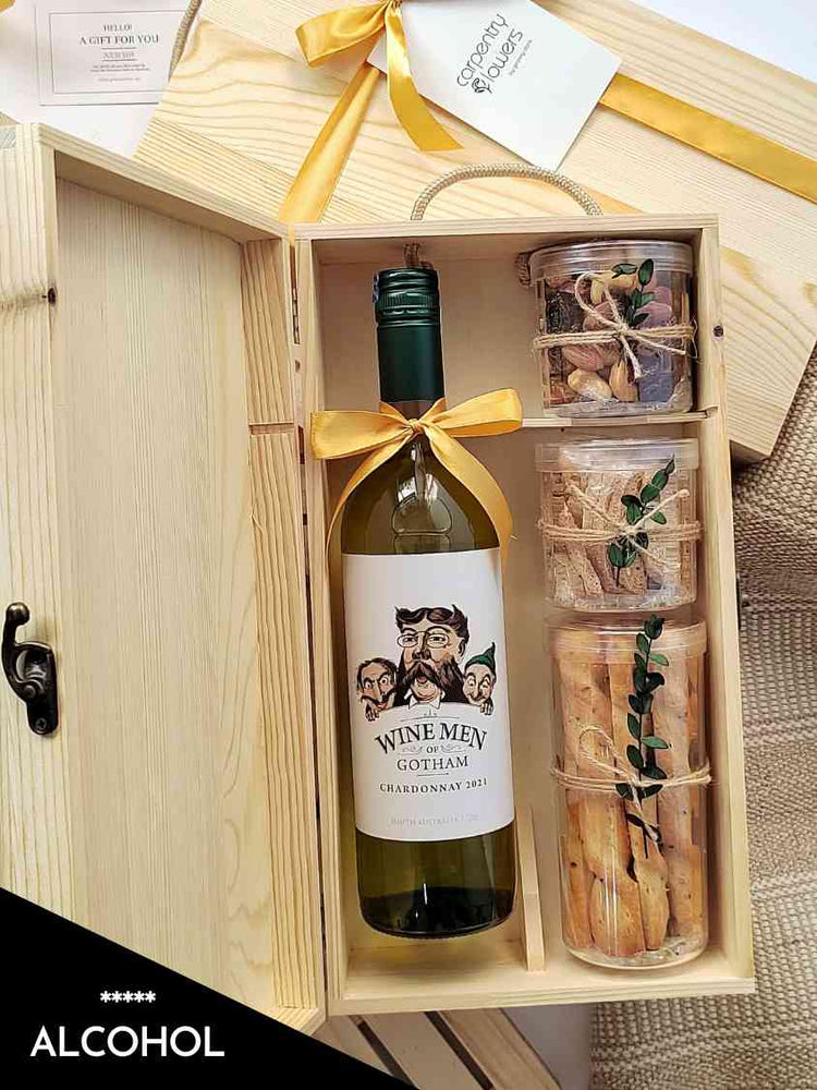 Tasteful Treats - Wooden Gift Box (Nationwide)