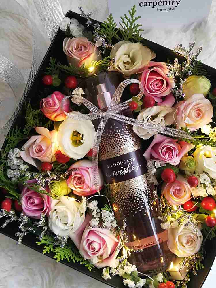 A Thousand Wishes Perfume Flower  Gift Box delivery Malaysia