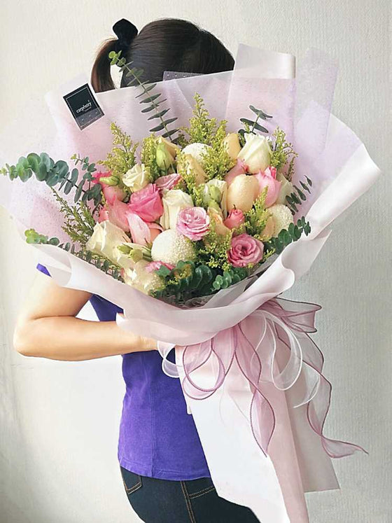 Angel_Pastel Flower Bouquet