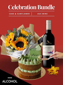  Celebration Bundle_Flower & Cake_Wine