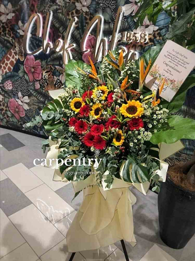 Grand Opening Flowers Carpentry Flowers by Granny Doris