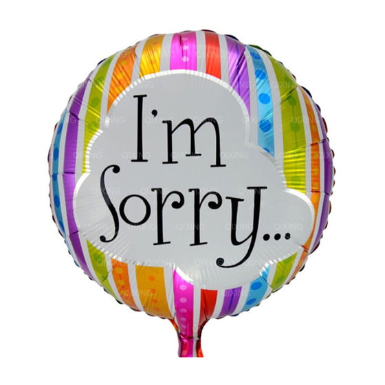 I Am Sorry Foil Balloon 18 Inch - 1008