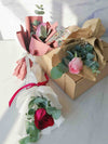 Granny Doris Designer Fruit Box With Rose