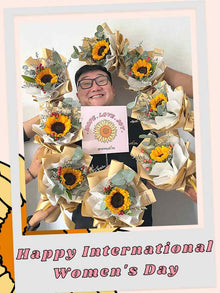  Happy International Women's Day_Sunflower Bouquet Bundle