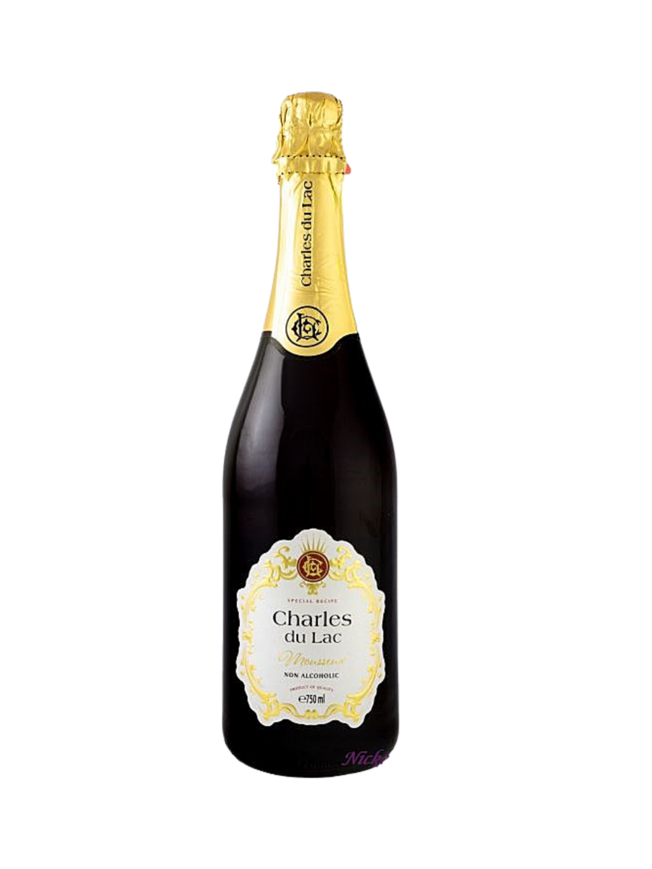 Charles Du Lac Belgium Sparkling Juice - Red Grape 750mL (HALAL)