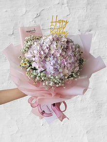 L'amour_Lilac Hydrangea Bouquet