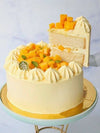 Mango Passionfruit Cloud Cake