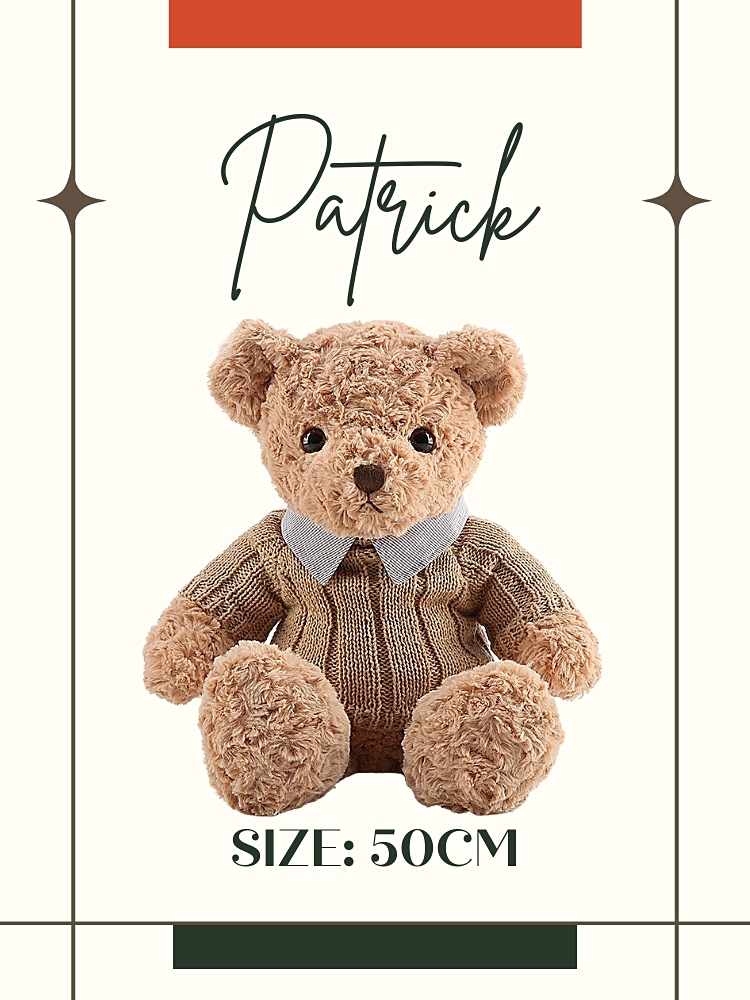 Granny Doris-Patrick Teddy Bear Plushie