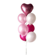  Pink Lara Latex Balloon Bunch