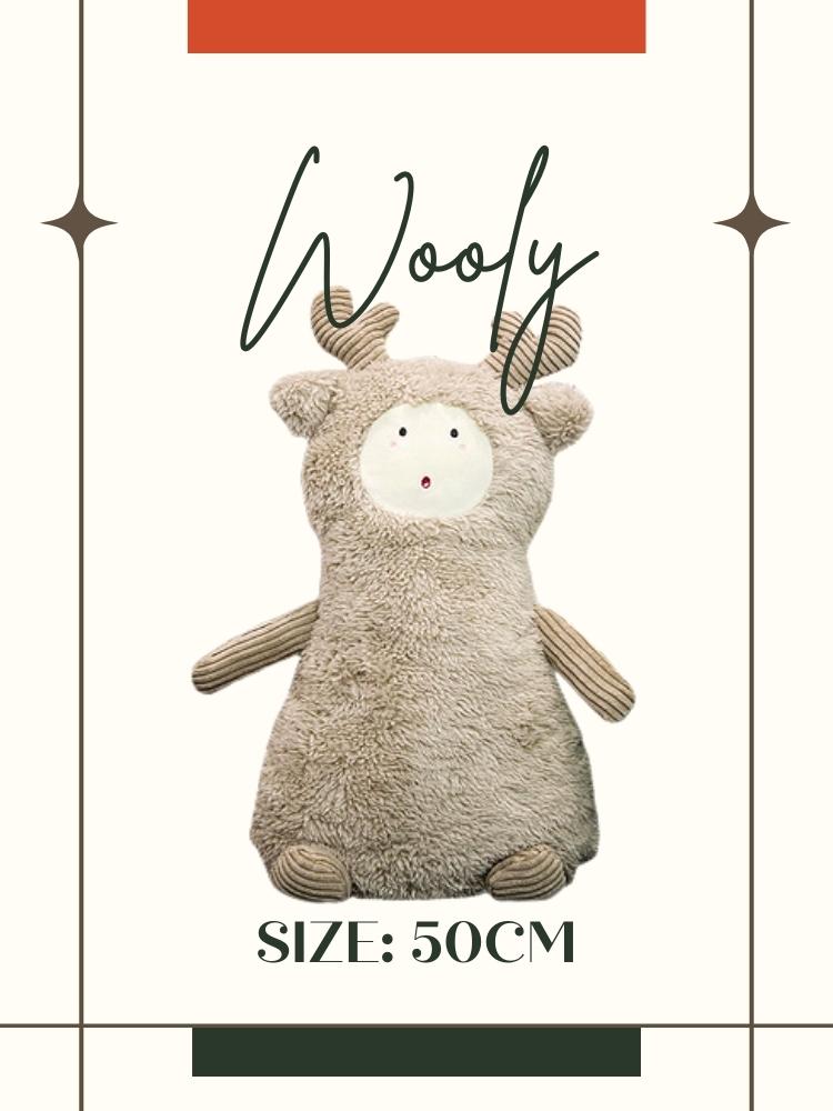 Granny Doris-Wooly Sheep Plushie