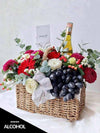 Yarra Valley Flower Basket_White Wine with Grapes