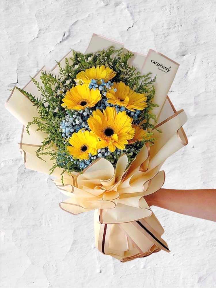 
                      
                        Yellow_Gerbera Bouquet
                      
                    