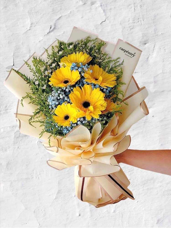 Yellow_Gerbera Bouquet